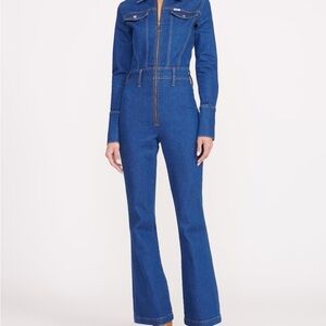 Staud x Wrangler Denim Jumpsuit